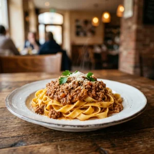 Tagliatelle alla bolognese