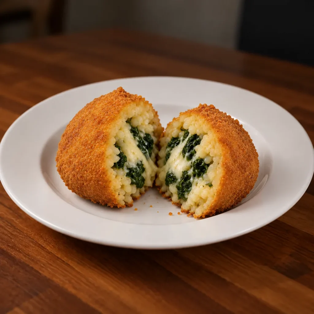 Arancini aux épinards