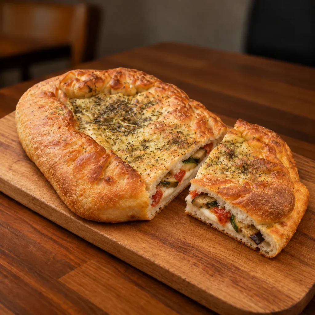 Focaccia légumes grillés