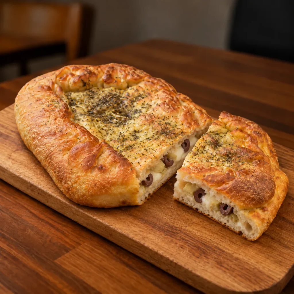 Focaccia scamorza fumée