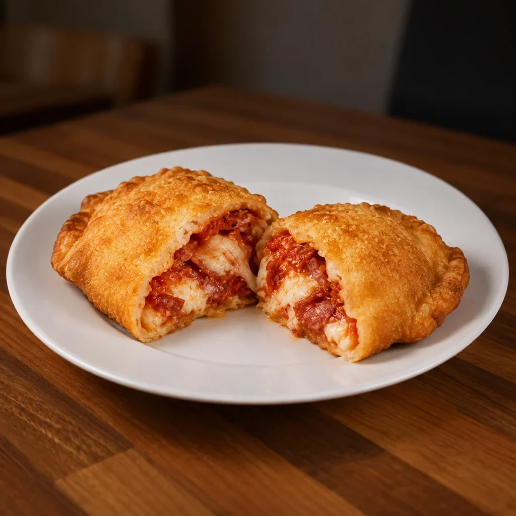 Panzerotto salami piquant