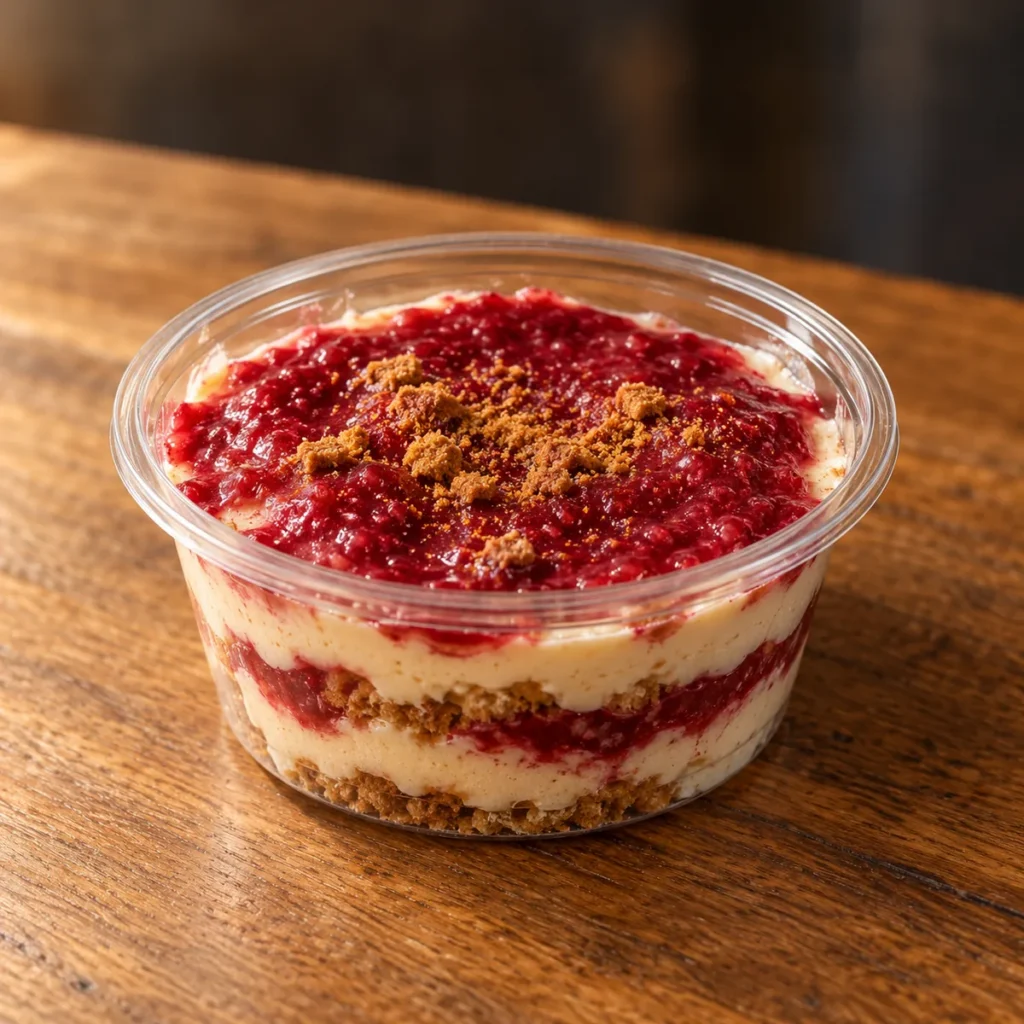 Tiramisu spéculoos et framboise